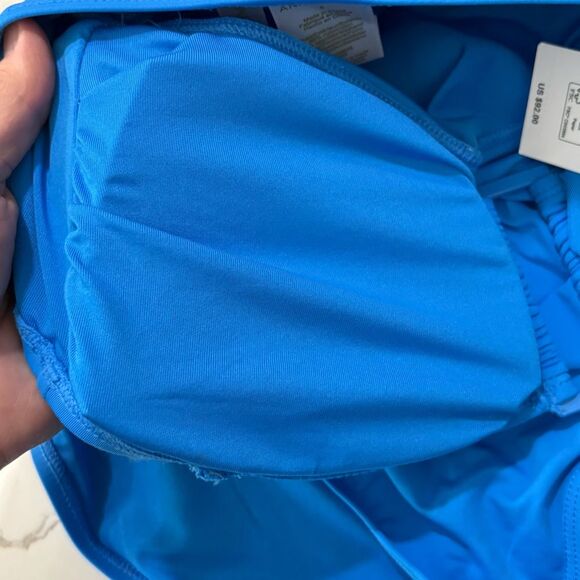 Anne Cole | Live In Color Strapless Bandeau Keyhole Shirred One Piece Swimsuit 8 - Picture 9 of 15